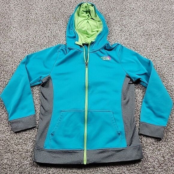 The North Face Jacket Youth XL Hoodie Girls Multicolor Full Zip Sweatshirt - Picture 1 of 7